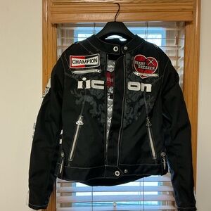 Icon Heart Breaker Textile Moto
Jacket Women's Large Gorgeous Jacket!